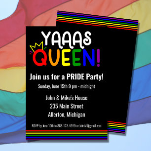 LGBTQ PRIDE Month Party Invitation