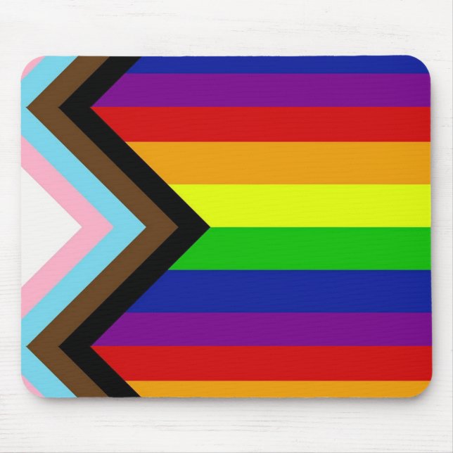 LGBTQ+ Pride Mouse Pad (Front)