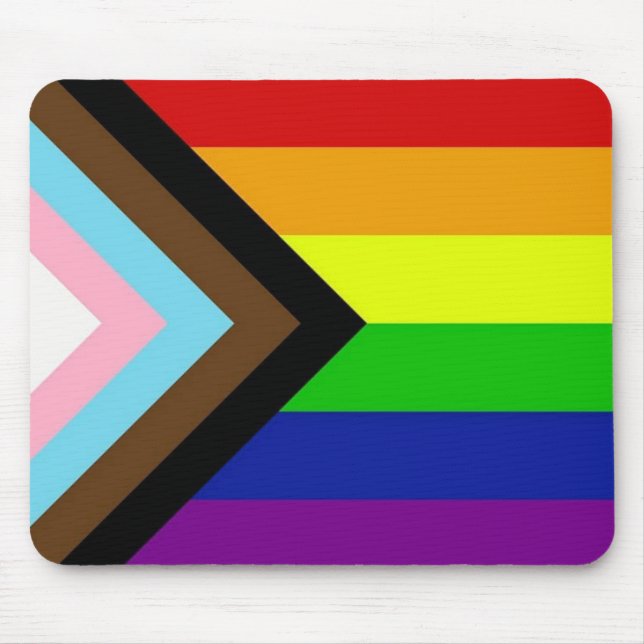 LGBTQ+ Pride Mouse Pad (Front)