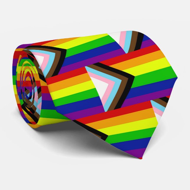 LGBTQ+ Pride Neck Tie (Rolled)