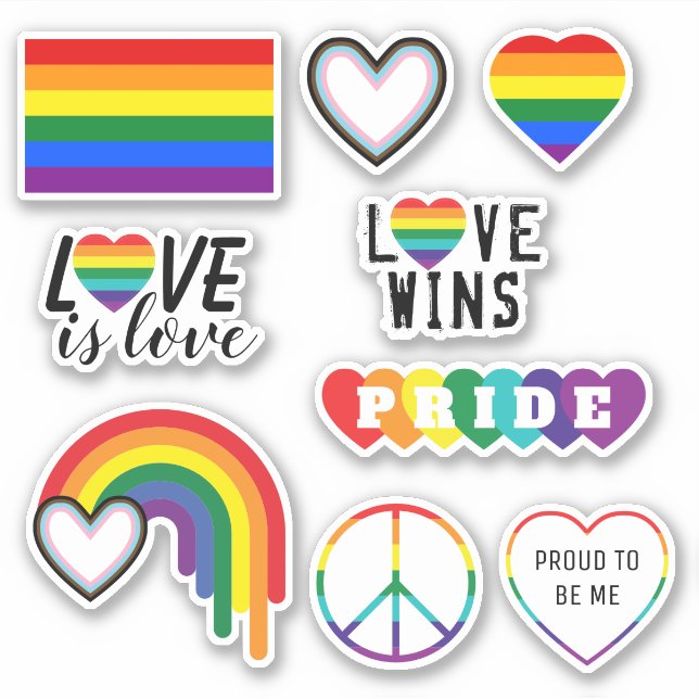 LGBTQ Pride Pack Sticker (Front)