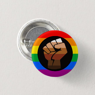 LGBTQ PRIDE (POC Fist Pride) Button