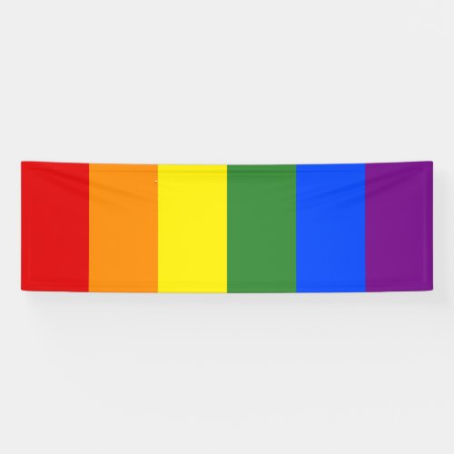 LGBTQ Pride Rainbow Banner