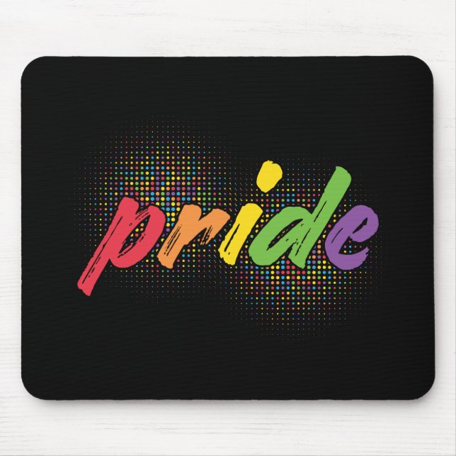 LGBTQ - Pride - Rainbow Colors Mouse Pad (Front)
