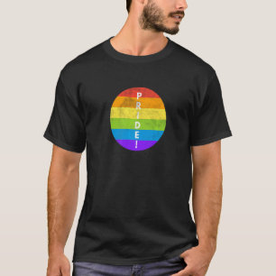 LGBTQ Pride Rainbow Flag Equality Gay Lesbian Tran T-Shirt