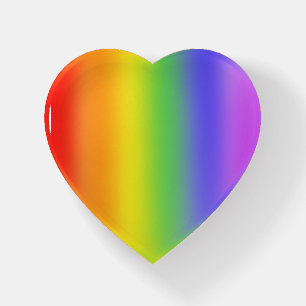 LGBTQ+ Pride Rainbow Flag paperweight