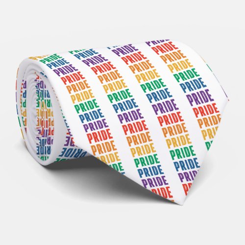 LGBTQ Pride Rainbow Neck Tie