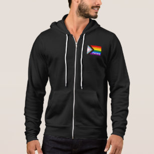 LGBTQ & Pride - Rainbow Progress Flag fashion Hoodie