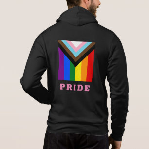 LGBTQ & Pride - Rainbow Progress Flag fashion Hoodie