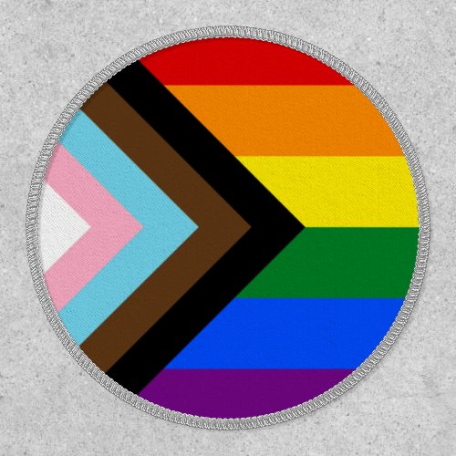 LGBTQ  Pride _ Rainbow Progress Flag Patch