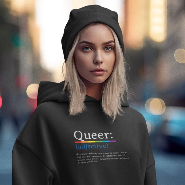 LGBTQ Pride Rainbow Queer Hoodie (Creator Uploaded)