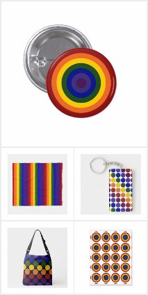 LGBTQ Pride Rainbow Swag