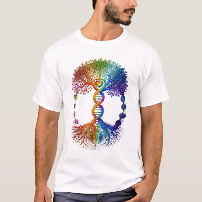  LGBTQ pride rainbow T-shirt (Front)