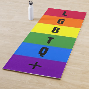 LGBTQ+ Pride Rainbow Yoga Mat