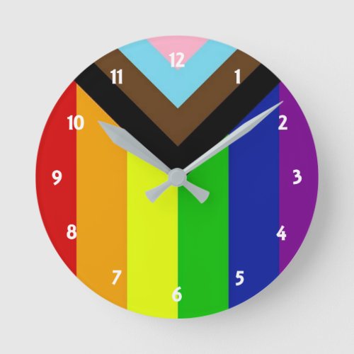 LGBTQ Pride Round Clock