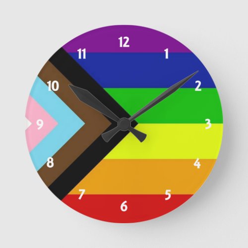 LGBTQ Pride Round Clock