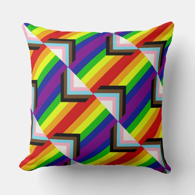 LGBTQ+ Pride  Throw Pillow (Front)