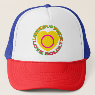 lgbtq pride trucker hat