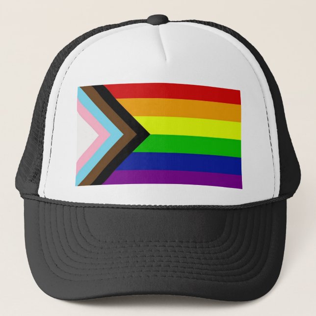 LGBTQ+ Pride Trucker Hat (Front)