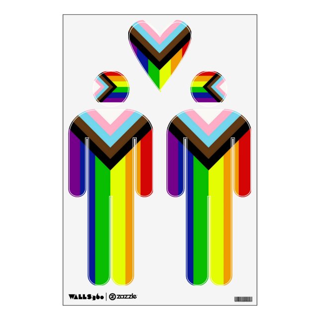 LGBTQ+ Pride Wall Decal (Front)