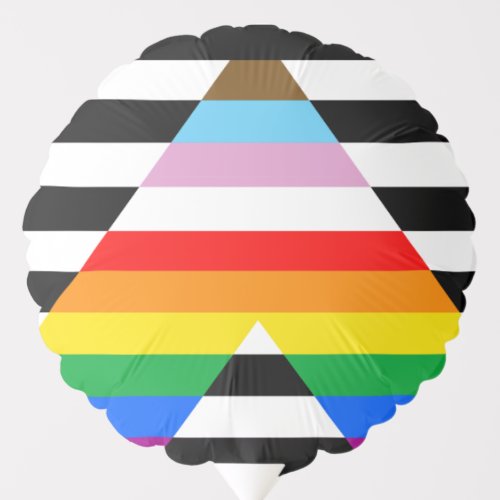 LGBTQ Progress Ally Pride Flag Balloon