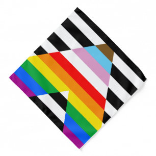 LGBTQ Progress Ally Pride Flag Bandana