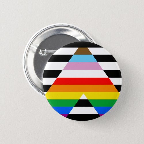 LGBTQ Progress Ally Pride Flag Button