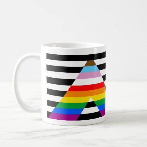 LGBTQ Progress Ally Pride Flag Coffee Mug