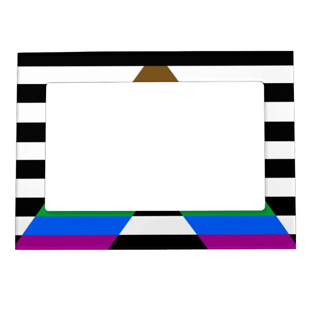 LGBTQ Progress Ally Pride Flag Magnetic Frame (Front)