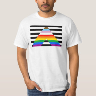 LGBTQ Progress Ally Pride Flag T-Shirt