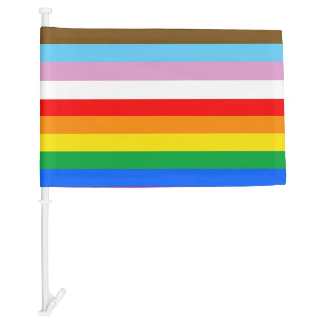 LGBTQ+ Progress Flag Stripes (Front)