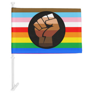 LGBTQ+ Progress POC Pride Flag