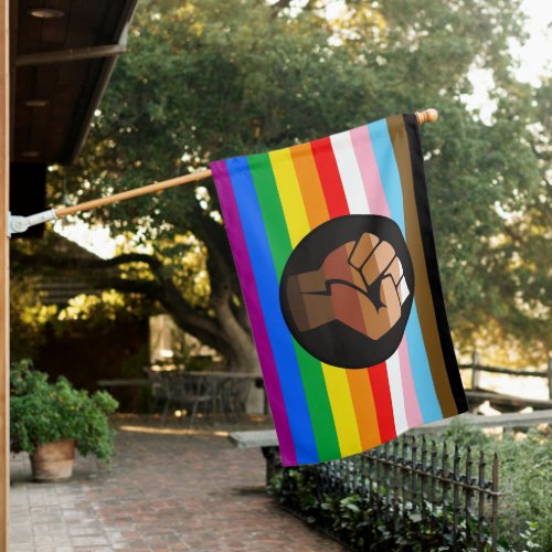 LGBTQ Progress POC Pride Flag