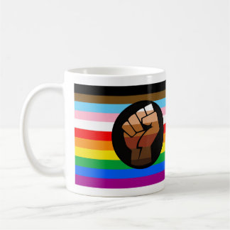 LGBTQ+ Progress POC Pride Flag Coffee Mug