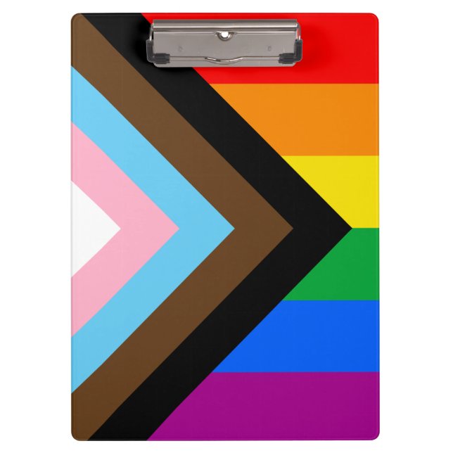 LGBTQ+ Progress Pride Clipboard (Front)