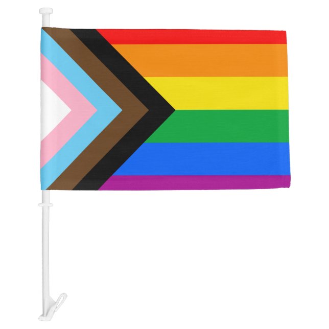 LGBTQ+ Progress Pride Flag (Front)