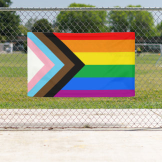 LGBTQ+ Progress Pride Flag Banner