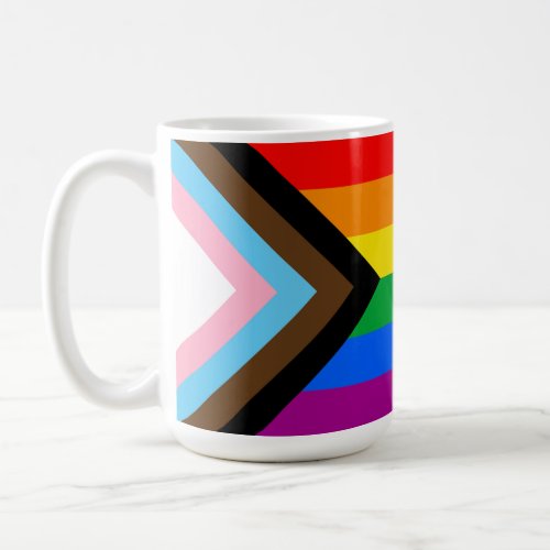 LGBTQ Progress Pride Flag Coffee Mug