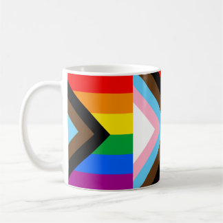 LGBTQ+ Progress Pride Flag Coffee Mug
