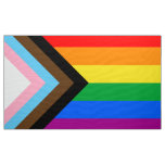 LGBTQ+ Progress Pride Flag Fabric