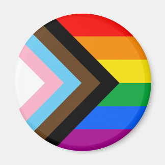 LGBTQ+ Progress Pride Flag Magnet