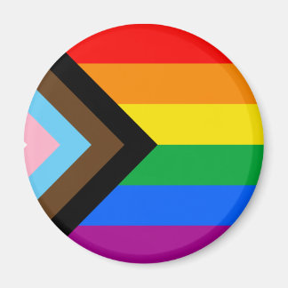 LGBTQ+ Progress Pride Flag Magnet