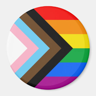 LGBTQ+ Progress Pride Flag Magnet