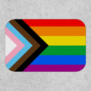 LGBTQ+ Progress Pride Flag Patch