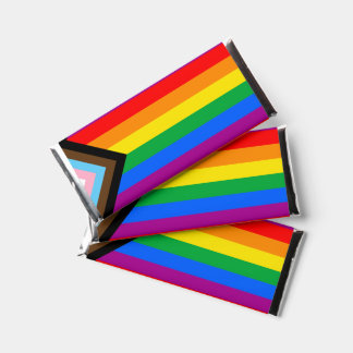 LGBTQ+ Progress Pride Hershey Bar Favors