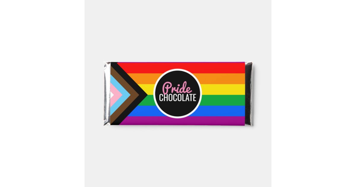 LGBTQ+ Progress Pride Hershey Bar Favors Zazzle