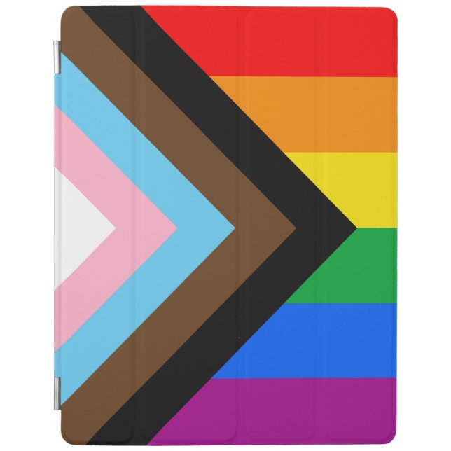 LGBTQ+ Progress Pride iPad Smart Cover (Front)