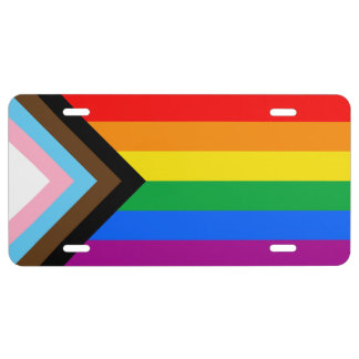 LGBTQ+ Progress Pride License Plate