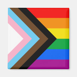 LGBTQ+ Progress Pride Magnet