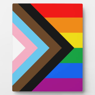 LGBTQ+ Progress Pride Plaque